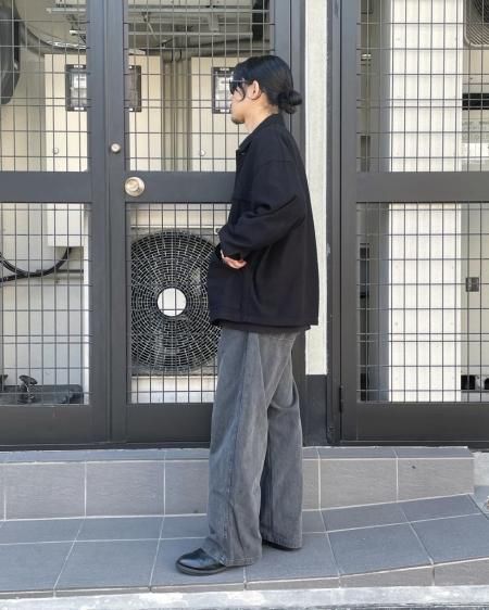 COOTIE (クーティー) Silk Nep Work Jacket (ワークジャケット) Black