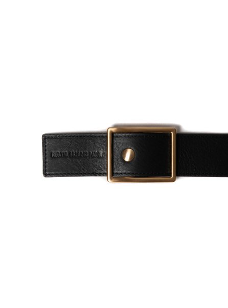 COOTIE (クーティー) Leather Square Belt (レザースクエアベルト)