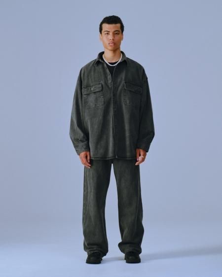 Pigment Dyed Open End Yarn Sweat Pants【BLACK】｜COOTIE