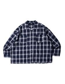 COOTIE (クーティー) Ombre Nel Check Zip Up Shirt (オンブレネル