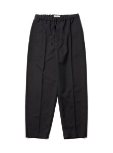 【残り1点】COOTIE (クーティー) Polyester Twill Pin Tuck Easy Pants  (ポリエステルツイルピンタックイージーパンツ) Black