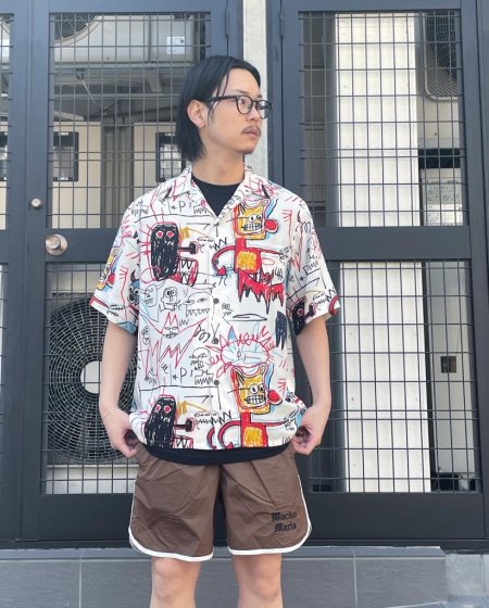 WACKO MARIA (ワコマリア) JEAN-MICHEL BASQUIAT / S/S HAWAIIAN SHIRT