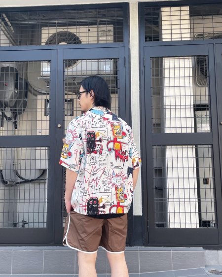 WACKO MARIA (ワコマリア) JEAN-MICHEL BASQUIAT / S/S HAWAIIAN SHIRT