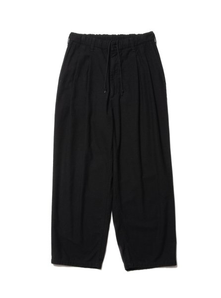 COOTIE (クーティー) Silk Nep 2 Tuck Easy Trousers(シルクネップ