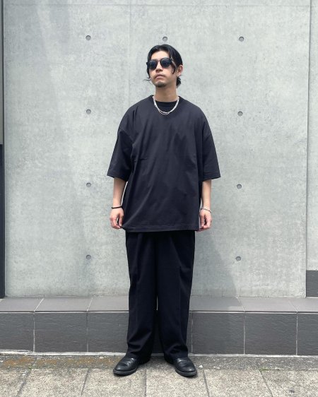 Cootie / SUPIMA OVERSIZED S/S TEE L 黒 - Tシャツ/カットソー(半袖