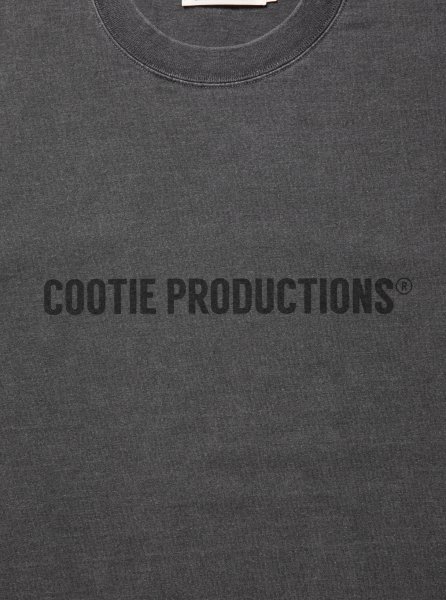 COOTIE (クーティー) Pigment Dyed S/S Tee(ピグメントダイ半袖TEE) Black