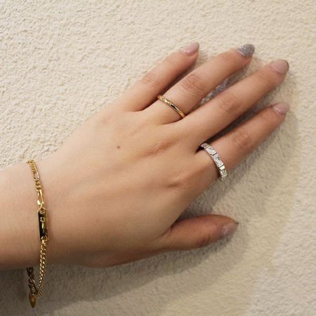 GARNI(ガルニ) Mix Chain Bracelet No.1 (ミックスチェーンブレスレット) GOLD