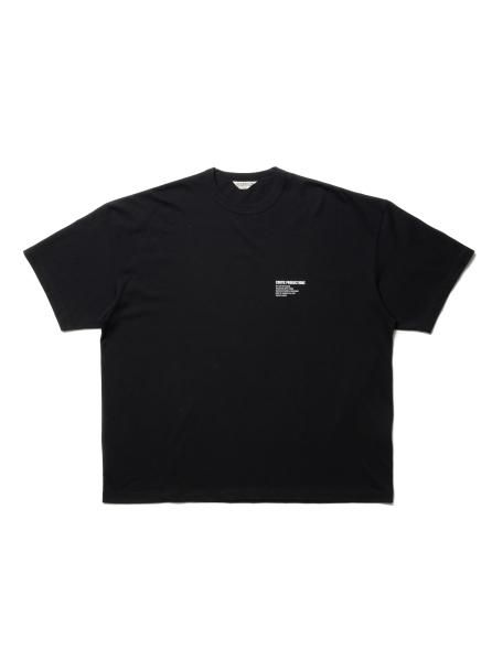 COOTIE (クーティー) C/R Smooth Jersey S/S Tee (プリント半袖TEE) Black