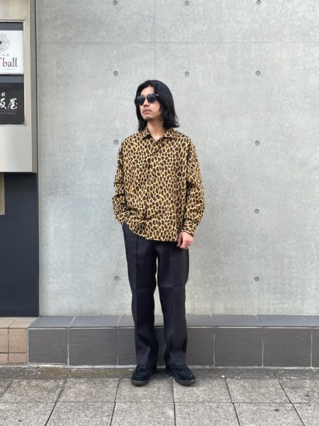 ROTTWEILER (ロットワイラー) R9 LEOPARD SHIRT (レオパード柄オープンカラーシャツ) LEOPARD