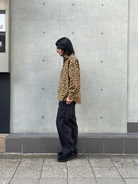 ROTTWEILER (ロットワイラー) R9 LEOPARD SHIRT (レオパード柄オープンカラーシャツ) LEOPARD