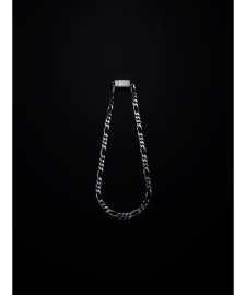 【残り1点】ANTIDOTE BUYERS CLUB Engraved Box Crasp Figaro Chain (ボックスクラスプフィガロワイドチェーン) Silver