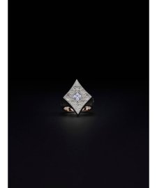 【残り2点】ANTIDOTE BUYERS CLUB (アンチドートバイヤーズクラブ) Engraved Diamond Ring (ダイアモンドリング) Silver