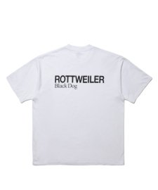 【23AW先行予約商品】ROTTWEILER (ロットワイラー) 2 LINE TEE (プリント長袖T) WHITE