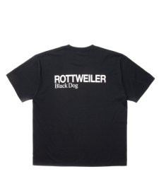 【23AW先行予約商品】ROTTWEILER (ロットワイラー) 2 LINE TEE (プリント長袖T) BLACK