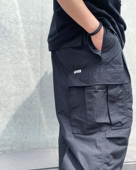 COOTIE (クーティー) Back Satin Error Fit Cargo Easy Pants (バック