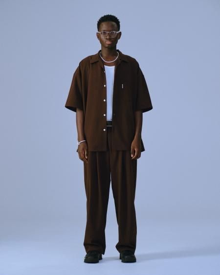 COOTIE / T/W 2 Tuck Easy Pants -Smoke Navy-