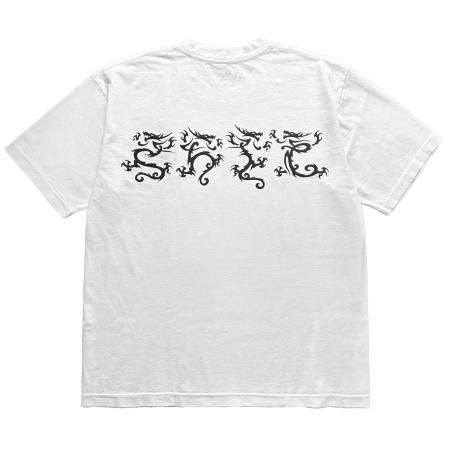 exodus (エクソダス) MINE×TRIBAL DRAGON T SHIRT (プリント半袖TEE) WHITE