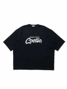 COOTIE (クーティー) Embroidery Oversized S/S Tee (PRODUCTION OF COOTIE)(半袖TEE) Black