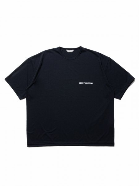 COOTIE (クーティー) Dry Tech Jersey Oversized S/S Tee (ドライタッチジャージーオーバーサイズ半袖TEE)  Black