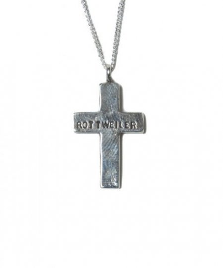 ROTTWEILER (ロットワイラー) Dog Chain Rosario (ドックチェーンロザリオ) SILVER