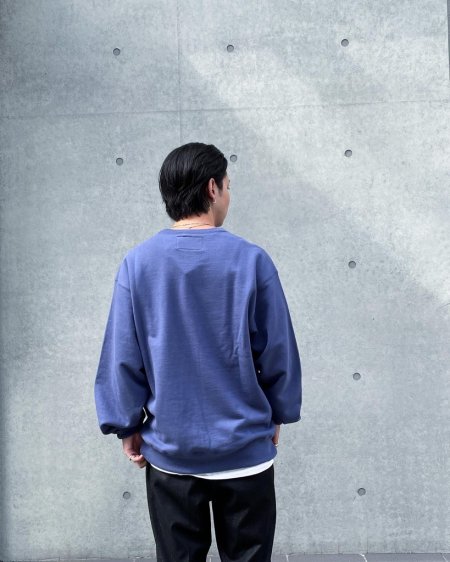 WACKO MARIA (ワコマリア) HEAVY WEIGHT CREW NECK SWEAT SHIRT(クルースウェット) NAVY