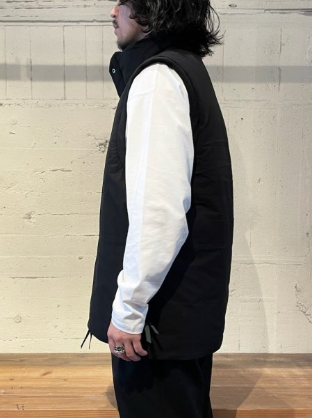 FORTUNA HOMME(フォルトゥナオム) TEC Down Vest (テックダウンベスト) BLACK