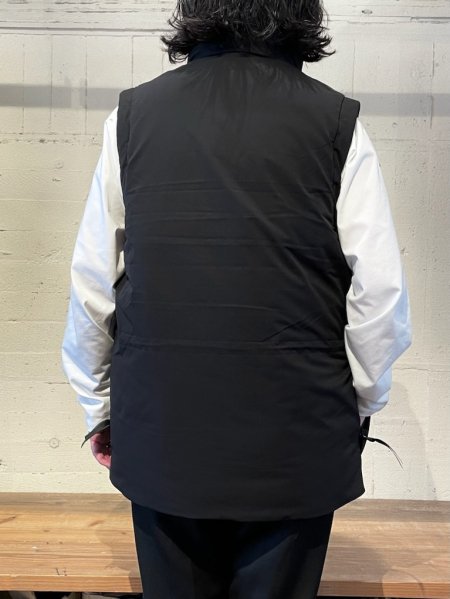 FORTUNA HOMME(フォルトゥナオム) TEC Down Vest (テックダウンベスト) BLACK