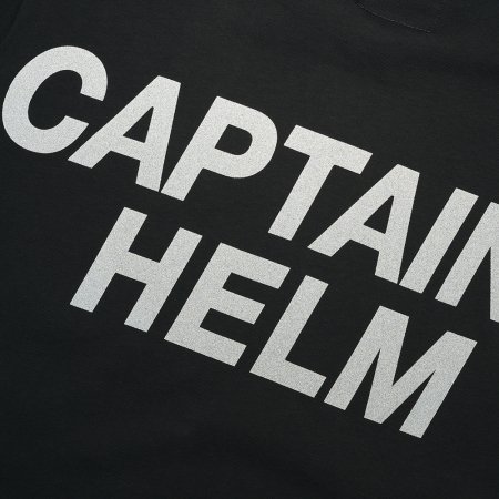 CAPTAINS HELM (キャプテンズヘルム) #REFLECTIVE LOGO LS TEE (リフレクターロゴ長袖TEE) BLACK