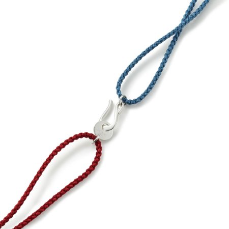 GARNI (ガルニ) Bi - Color Cord Necklace (バイカラーコードネックレス) RED