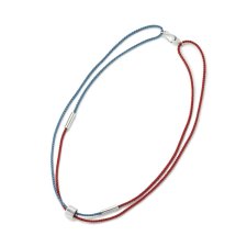 【残り1点】GARNI (ガルニ) Bi - Color Cord Necklace (バイカラーコードネックレス) RED
