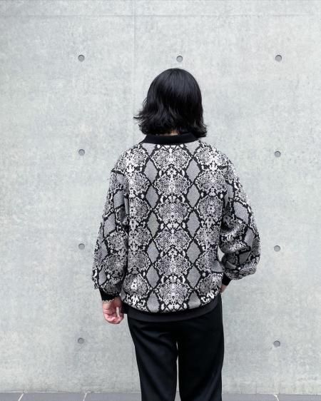 WACKO MARIA (ワコマリア) PYTHON KNIT POLO SHIRT (パイソン柄ニット ...