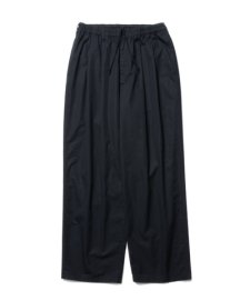 COOTIE (クーティー) Ventile Weather Cloth 2 Tuck Easy Pants (ツータックイージーパンツ) Black