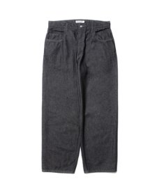 COOTIE (クーティー) 5 Pocket Baggy Denim Pants (バギーデニムパンツ) Black One Wash