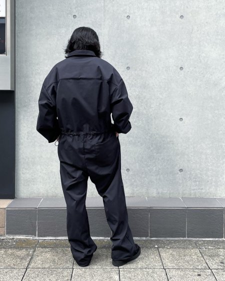 COOTIE (クーティー) Polyester Twill Error Fit Jump Suits  (ポリエステルツイルエラーフィットジャンプスーツ) Black