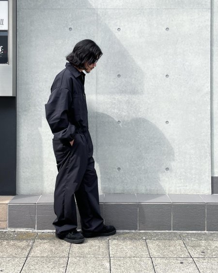COOTIE (クーティー) Polyester Twill Error Fit Jump Suits  (ポリエステルツイルエラーフィットジャンプスーツ) Black