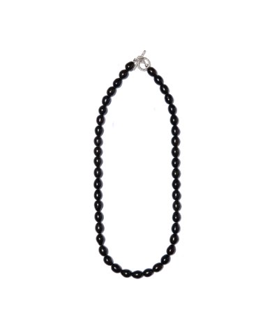 COOTIE (クーティー) Distortion Pearl Necklace (パールネックレス) Black