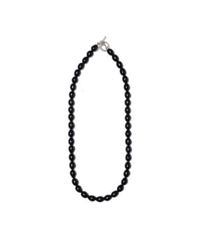 Cootie distortion pearl necklace black - yanbunh.com