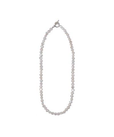 COOTIE (クーティー) Distortion Pearl Necklace (パールネックレス) White