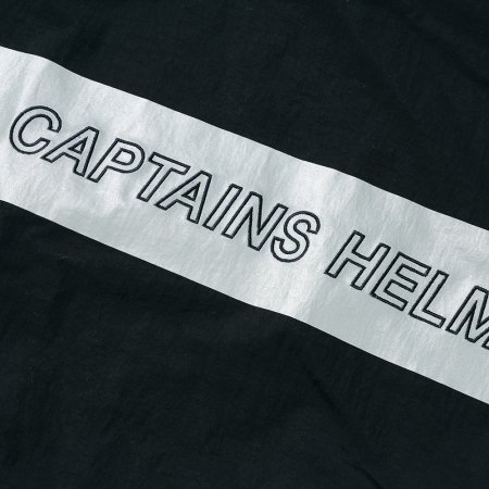 CAPTAINS HELM (キャプテンズヘルム) #REFLECTIVE NYLON PULLOVER(リフレクターナイロンプルオーバー) BLACK