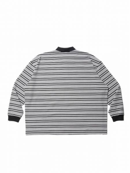 COOTIE (クーティー) Supima Border Oversized L/S Polo (スーピマ ...