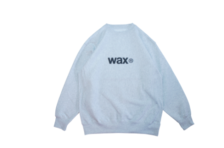 WAX クルースウェット ASH L WX-0317 - スウェット