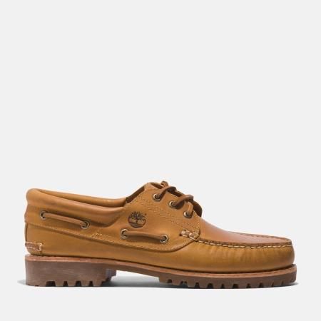 ティンバーランド 3eye ボートシューズ ウィート 27.5 ヌバックレザー Timberland(ティンバーランド) スリーアイ ラグ ハンドソーン