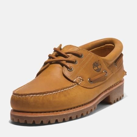 ティンバーランド 3eye ボートシューズ ウィート 27.5 ヌバックレザー Timberland(ティンバーランド) スリーアイ ラグ ハンドソーン