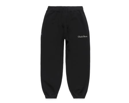 WACKO MARIA (ワコマリア) HEAVY WEIGHT SWEAT PANTS ( TYPE-1 ) (ヘビーウェイトスウェットパンツ)  BLACK