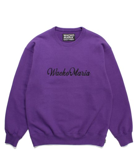 WACKO MARIA 23FW CREW NECK SWEAT SHIRT-