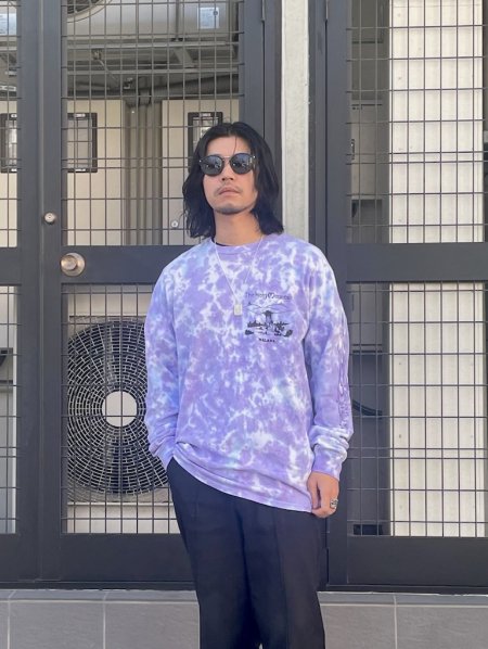 exodus (エクソダス) HOLY MOUTAIN TIEDYE L/S T SHIRT (プリント