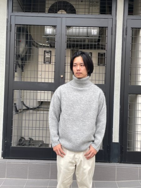 TONY TAIZSUN (トニータイズサン) KURT MOHAIR TURTLE KNIT(SOLID