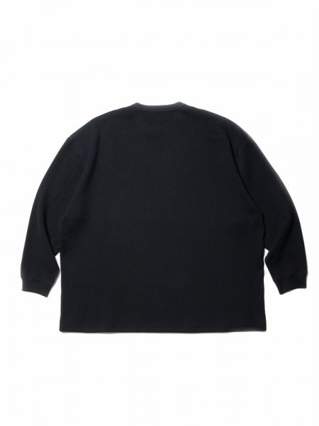 COOTIE (クーティー) Heavy Oz Honeycomb L/S Tee (ヘビーオンスハニカムロングスリーブTee) Black