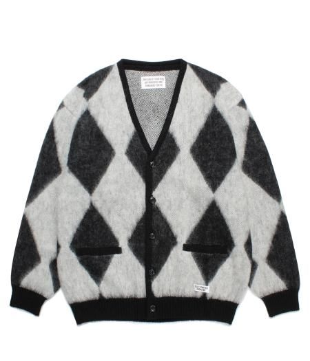 WACKO MARIA (ワコマリア) DIAMOND MOHAIR CARDIGAN