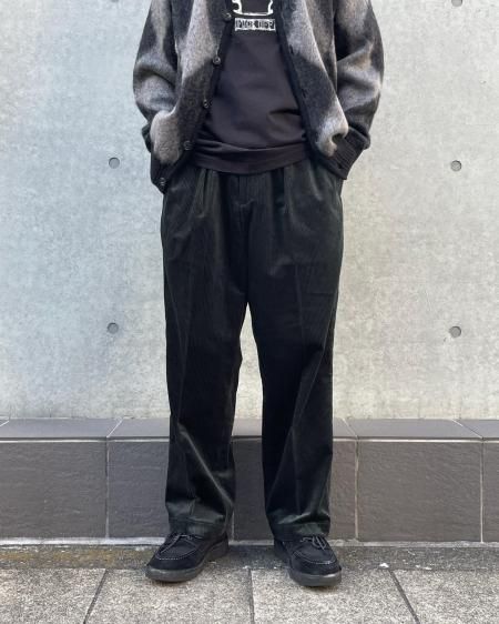 コットン100%WACKO MARIA (ワコマリア) DOUBLE PLEATED CORDUROY TROUSERS (ダブル ...